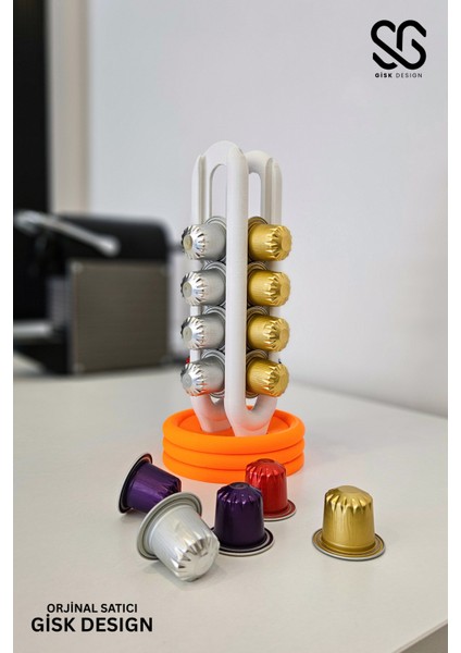 Nespresso Kahve Kapsül Standı | Mutfak Kahve Köşesi Organizer Dekor