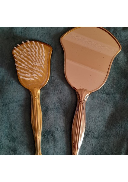 Antika Ayna Fırça Takım