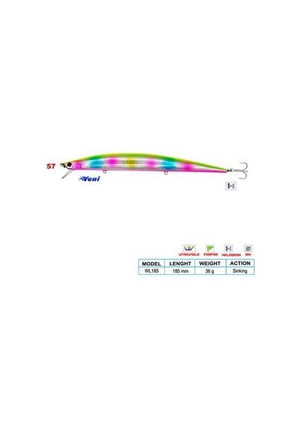 Super Star Cl:57 185MM 36GR (Sinking)
