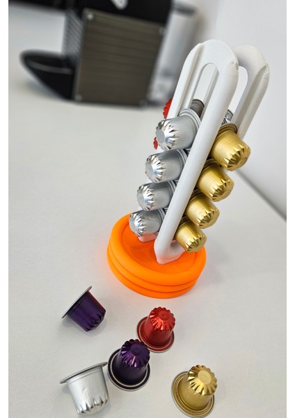 Nespresso Kahve Kapsül Standı | Mutfak Kahve Köşesi Organizer Dekor indirimleri