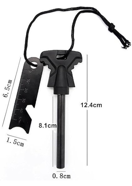 8mm 8.5cm Magnezyum Ateş Başlatıcı Bar -%100 Katkısız Alüminyum Içermez Fire Starter fırsatları