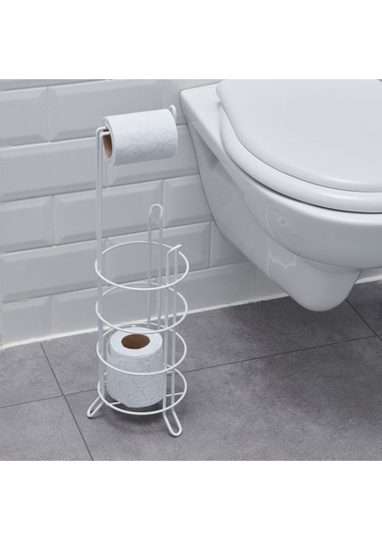 Yedekli Tuvalet Kağıtlığı - Beyaz fiyatları