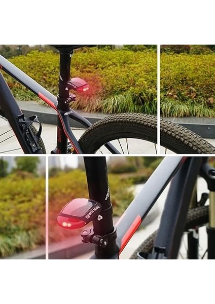 LED Güneş Enerjisi ile Şarj Edilebilir Bisiklet Kuyruk Lambası Solar Bisiklet Lambası modelleri