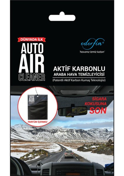 Aktif Karbonlu Araba Hava Temizleyicisi