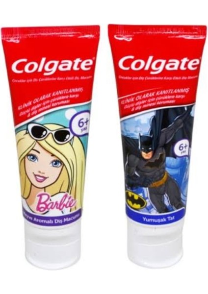 Colgate Çocuklar Için Barbie Veya Spider Diş Macunu 75 Mı