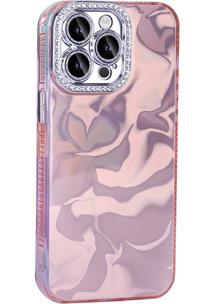 Apple iPhone 15 Pro Max Kılıf Airbagli Parlak Taş Detay Tasarımlı Zore Esila Kapak modelleri