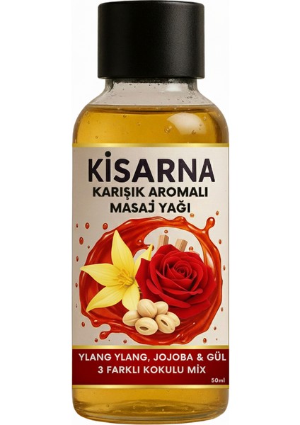 Cinsel Kayganlaştırıcı Jel Ylang Ylang Jojaba Gül Aromalı Masaj Yağı
