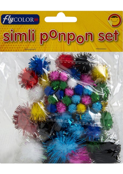 Simli Pon Pon 50 Li Karışık fiyatları