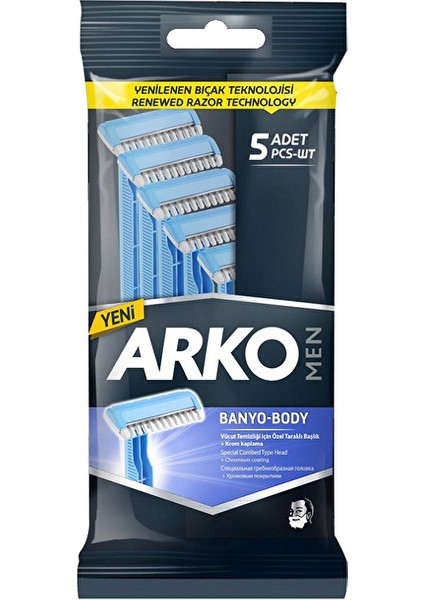 Tıraş Bıçağı Banyo 5'li