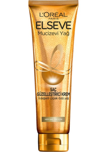 L'oréal Paris Elseve Mucizevi Yağ Saç Güzelleştirici Krem Her Saç Tipi 150 ml
