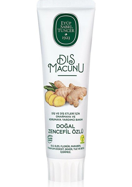 Zencefil Özlü Diş Macunu 90 ml
