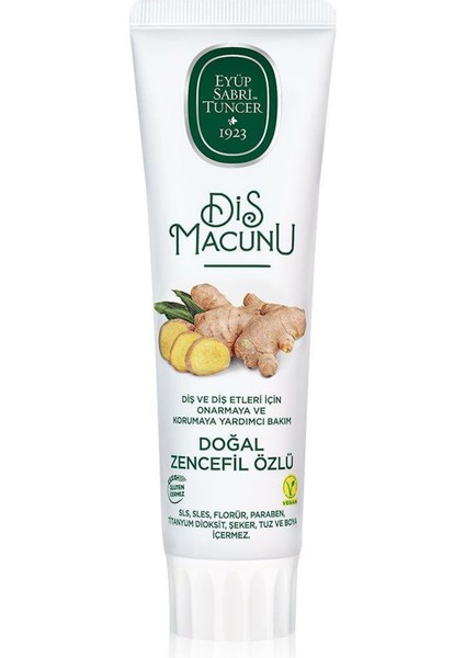 Zencefil Özlü Diş Macunu 90 ml fiyatları