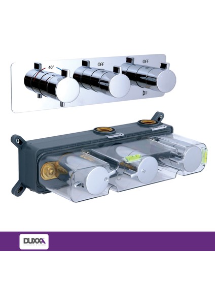 Milano Termostatik Ankastre Duş Seti Krom D.056 indirimleri