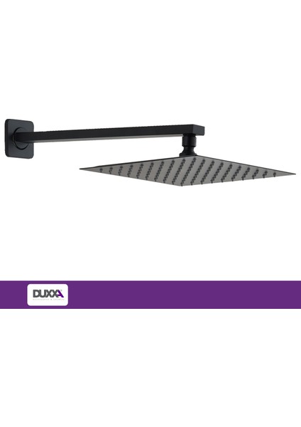 Pera Kare Termostatik Ankastre Duş Seti Siyah D.052.MS fiyatları