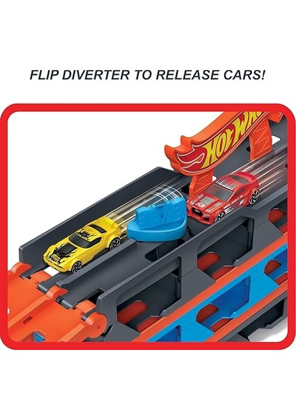 Wheels Sürat Pistli Tır Hot Wheels Sürat Pistli Tır, 3 Adet 1:64 Ölçekli Araba Içerir, 4-8 Yaş Arası Çocuklar Için GVG37 GVG37 fırsatları