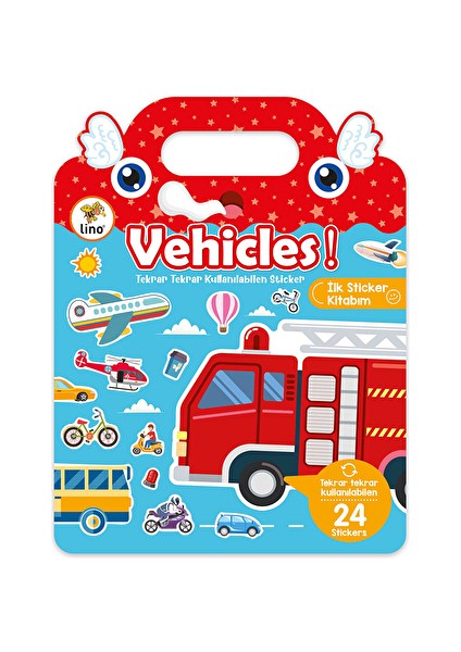 Tekrar Tekrar Kullanılabilen Ilk Sticker Kitabım Vehıcles