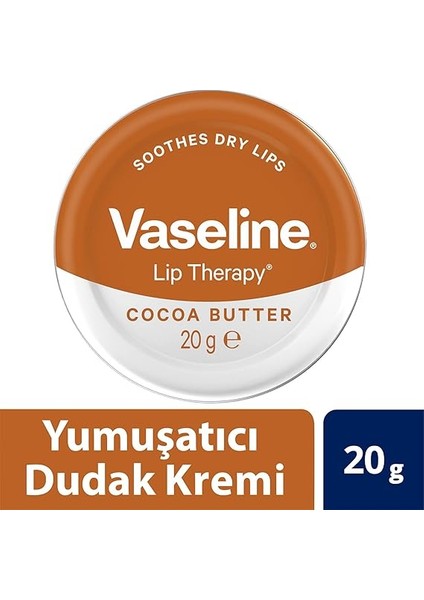 Lip Therapy Yumuşatıcı Dudak Kremi Kakao Yağı 20 G fiyatları