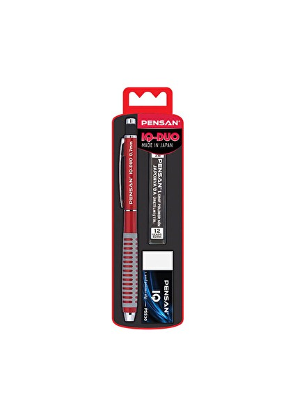 Iq Duo Mekanik Kalem Seti 0.7mm + Silgi + Uç