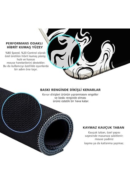Gamer Mouse Pad 90X40 Mouse Pad Xxl Büyük Oyuncu Mousepad (Dragon, 90X40 cm 3mm Kalınlık) fırsatları
