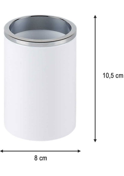 Lenox Diş Fırçalık - Beyaz