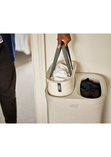 Joseph Tota Çamaşır Ayırma Sepeti, Ekru, 60 L modelleri