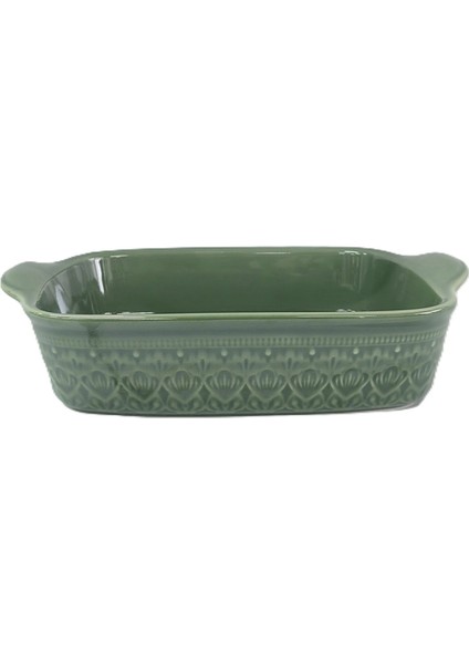 Stoneware Dikdörtgen Fırın Kabı 25 cm
