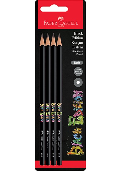 Bls Black Edition Kurşun Kalem ,4'lü