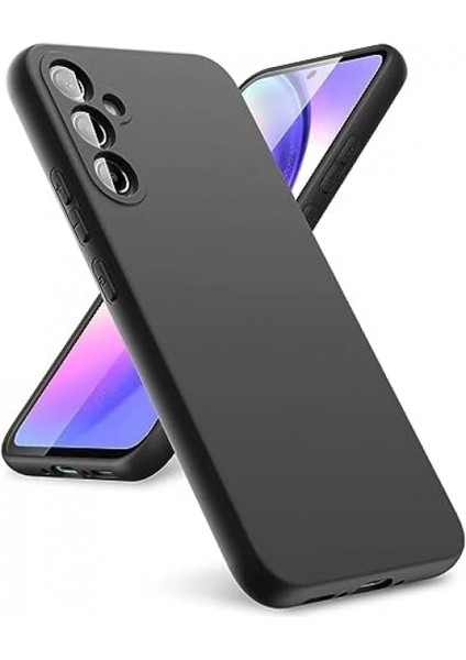 Samsung Galaxy A24 4g Kılıf First Silikon - Siyah