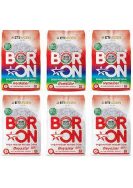 Etimaden Çamaşır Deterjanı 3 Adet *4 kg Renkliler 3 Adet*4 kg Beyazlar Için