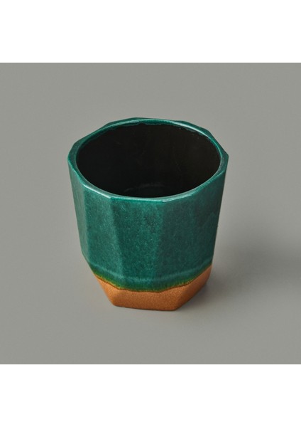 Living Seramik Saksı - Mavi - 13X12 cm modelleri