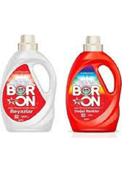 Boron Renkliler +Beyazlar Sıvı Deterjan 1,69 Lt 2 x 26 Yıkama