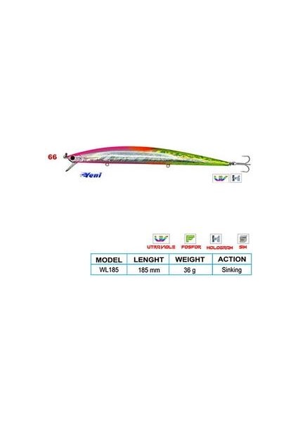 Super Star Cl:66 185MM 36GR (Sinking)