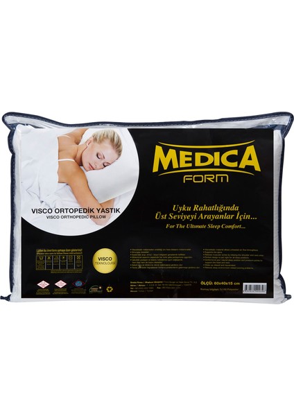 Medicaform Visco Ortopedik Yastık 60 x 40 x 15 cm
