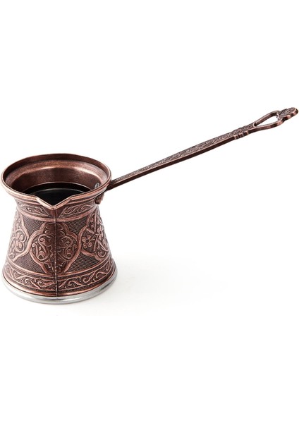 Metal Desenli Cezve No:4 - Kahverengi - 170 ml fiyatları