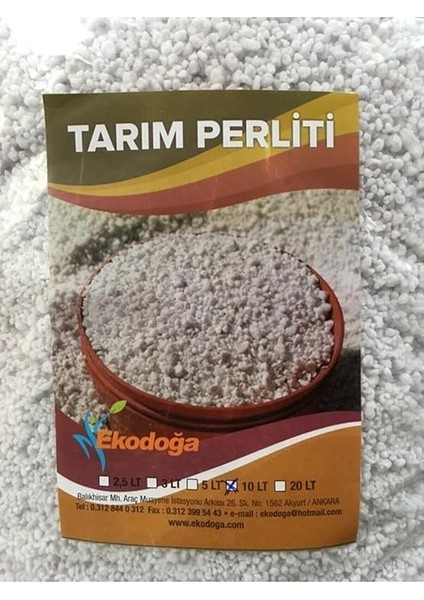 Topraksız Tarım Madeni Perlit 10LT fiyatları