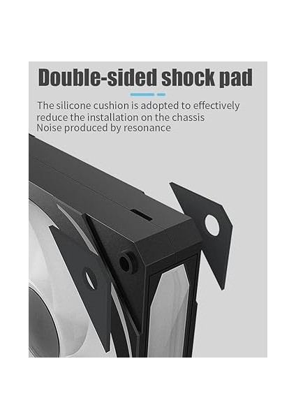 Prism 120 mm Gen5 Argb Kasa Fanı Beyaz, Faset Rgb Etkisi 5 V 3 Pinli Anakart Syncable 4-Pin Ayna Pwm, Bilgisayar Kasaları ve Sıvı Radyatörler Için Uygun indirimleri