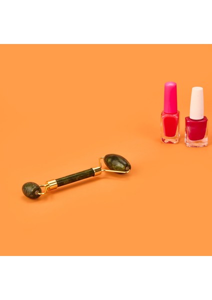 Çift Taraflı Yeşim Taşı Yüz Masaj Rulosu - Yeşil fiyatları