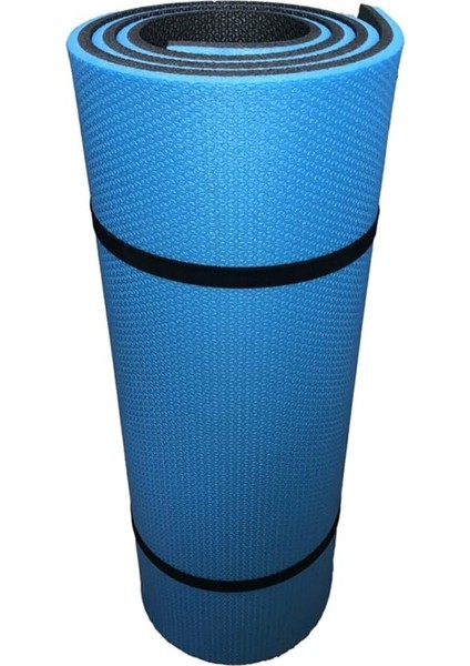 10 mm Pilates Minderi Yoga Matı 180X60 cm Mavi Mat