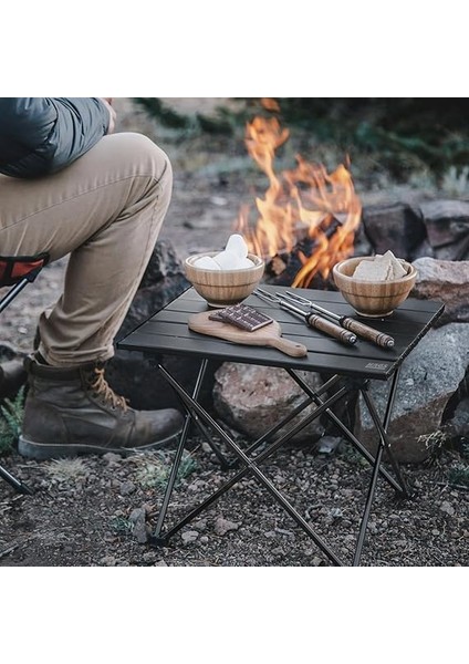 Full Alüminyum Katlanır Kamp Sehpası, Piknik, Bbq, Balıkçılık, Doğa Aktiviteleri, Plaj Için Kolay Taşınabilir Kompakt Outdoor Ultra Hafif Kamp Masası Orta Boy - Gümüş fiyatları