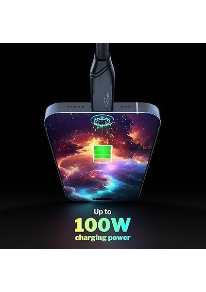 – Usb-C Kablosu, USB 3.2 Gen 2 – 2m (Veri Kablosu/şarj Kablosu, Güç Dağıtımı ile 10 Gbit/s ve 100 W'a Kadar Şarj Akımı/pd 3, Entegre Çip, Siyah) fırsatları