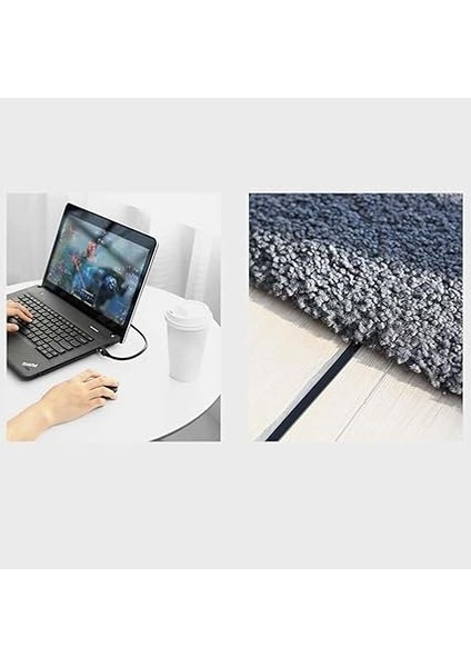 Cat6 Flat Pure Copper Metal Konnektör Utp Ethernet Kablosu 2 Metre indirimleri