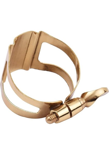 Tek Vidalı Ayar Saksafon Ligatür Alto Saksafon Için Kompakt Dayanıklı Ligatür