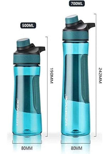 Manyetik Kapaklı 500ML Silikon Gövde Tritan Su Matarası modelleri