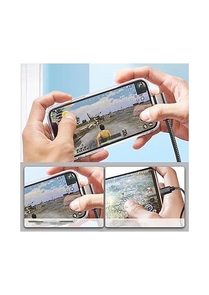 Oculus Quest ile Uyumlu Link Kablosu 6mt, 5gbps USB Hızlı Veri Aktarımı, Hızlı Şarj Usb-C, Quest 2 Uyumlu (Usb To Type-C) modelleri