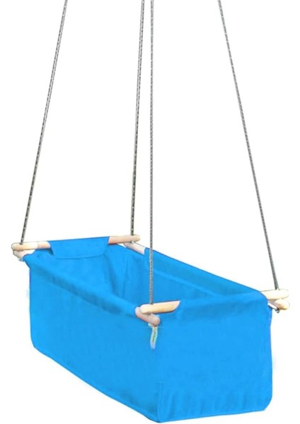 Sally Salıncak Bebek Çocuk Salıncağı Hamak Beşik Bebek Hamağı Çingene Beşiği Salıncağı (Mavi)