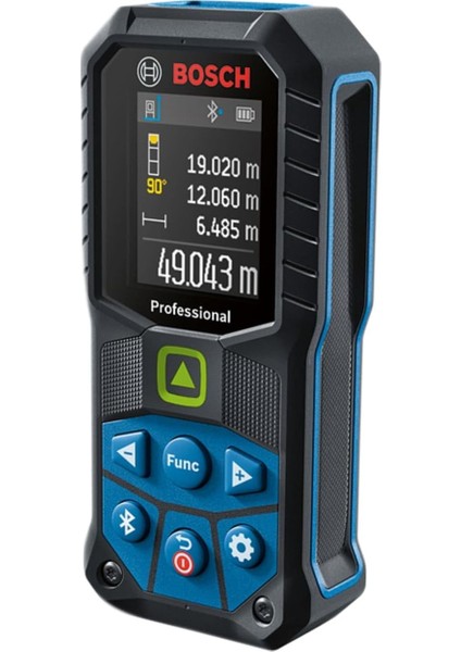 Professional Glm 50-27 Cg Lazerli Uzaklık Ölçer (50M Ölçme Alanı, 4 Sn. Ölçme Süresi, 3,7V 1.0AH Akü, Usb-C Kablo, Ip 65 Toza Karşı Koruma Sistemi, Yeşil Lazer, Taşıma Kayışı, Koruma Çantası)