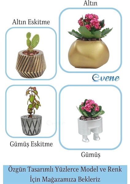 Çiçek Saksısı Uzun Beton Saksı Model 1, Siyah modelleri