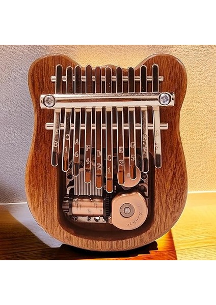Kalimba Mini Başparmak Piyano 10 Tuşlar Taşınabilir Müzik Aleti Karikatür Sevimli Kalimba Başparmak Piyano Müzik Kutusu Yetişkin Yeni Başlayanlar Için Ilginç Parti Seyahat Sapelli Ahşap modelleri
