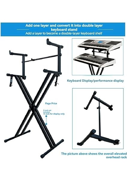 Ayarlanabilir Elektronik Piyano Ikinci Katlar Standı Piyano Klavye Standı Elektrikli Piyano Tutucu Ayarlanabilir Istikrarlı Klavye fiyatları