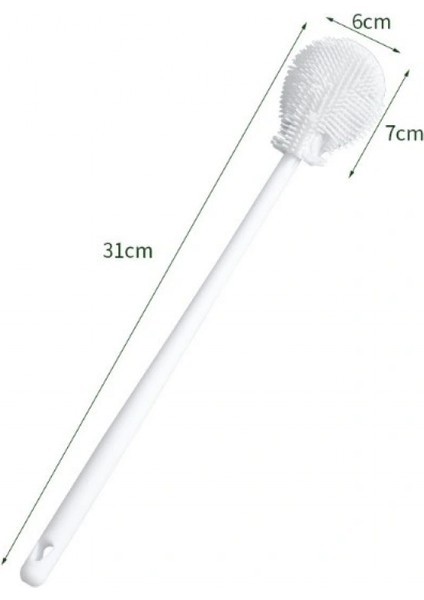 Kavanoz ve Biberon Yıkama Fırçası Silikon Beyaz (4887) modelleri